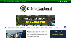 Desktop Screenshot of diarionacional.com.br
