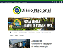 Tablet Screenshot of diarionacional.com.br
